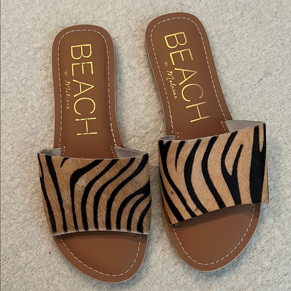 Matisse Zebra Pattern Sandals